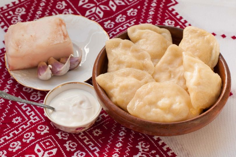 Varenyky with mushrooms