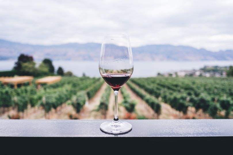 glass of wine