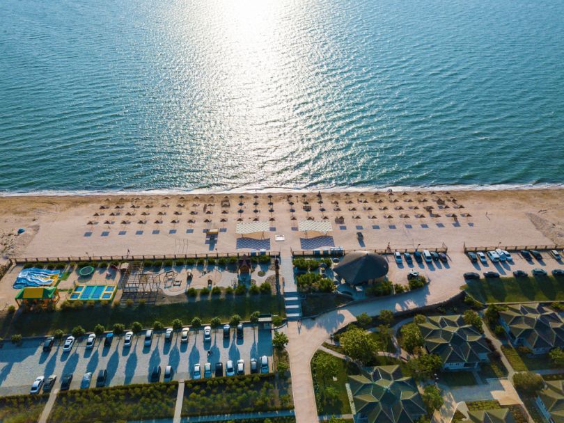 Arabat Spit in Ukraine