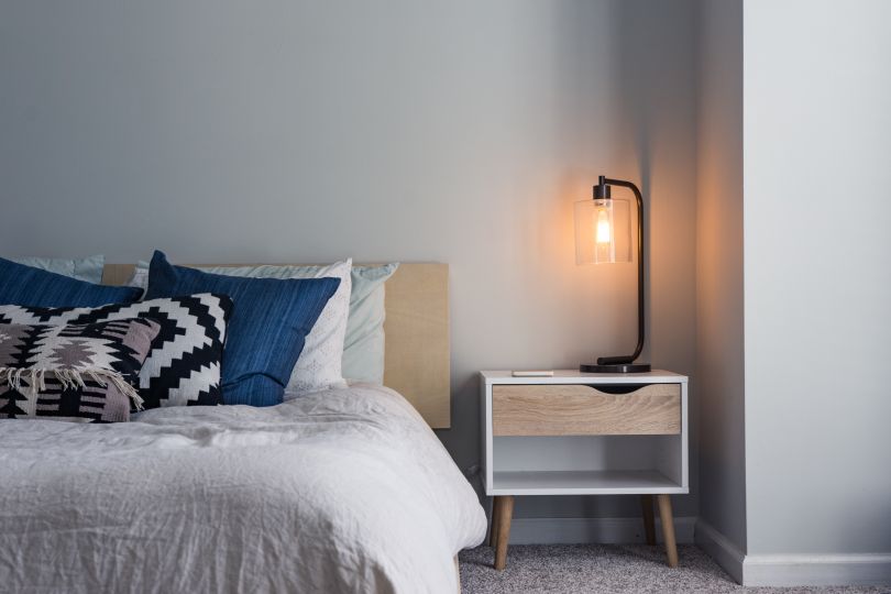 Minimalistic white furniture