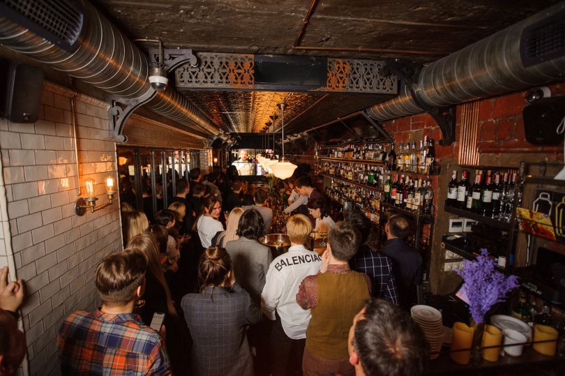 crowded bar