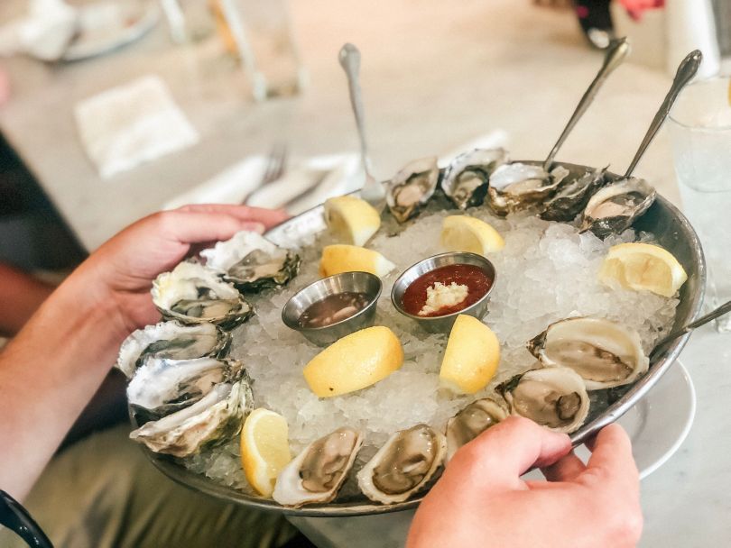 Oysters and lemons