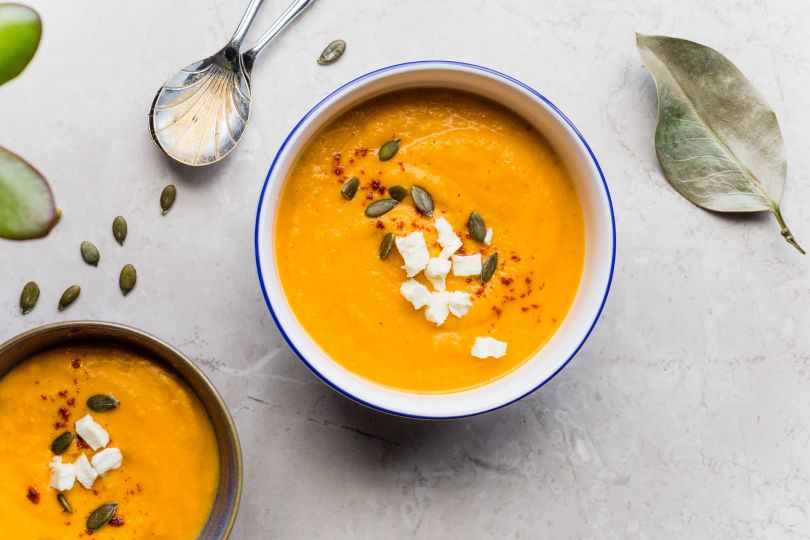 Pumpkin zupa (pumpkin soup)