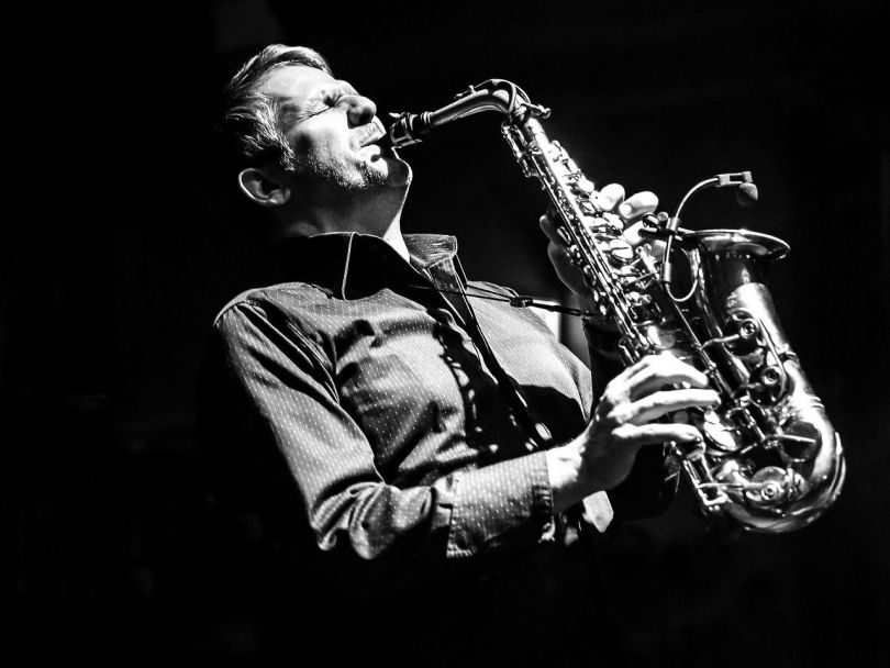 Man playing the sax