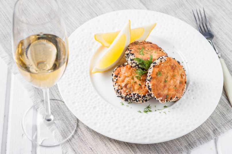 Chardonnay with fish