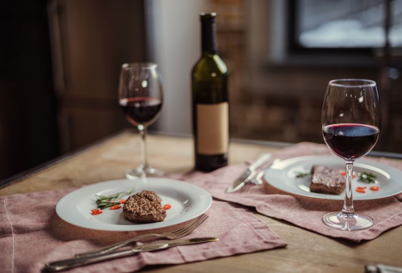 Merlot with dinner