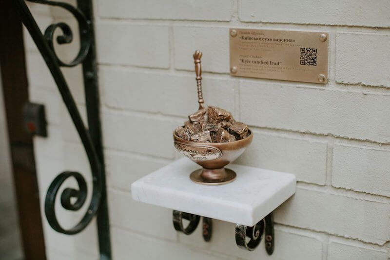 Kyiv Candied Fruit miniature statue in Kyiv