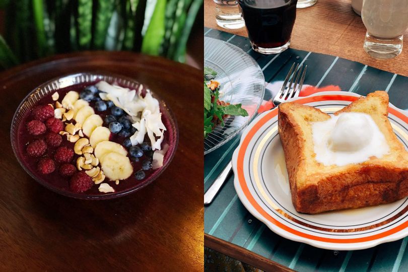 Breakfast at Selekta cafe in Kyiv