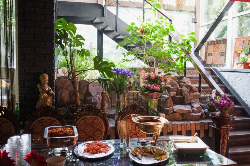 interior of indian restaurant