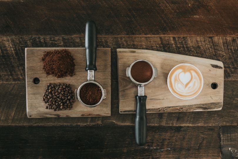 pots and cup with coffee