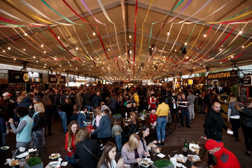 people at food fest