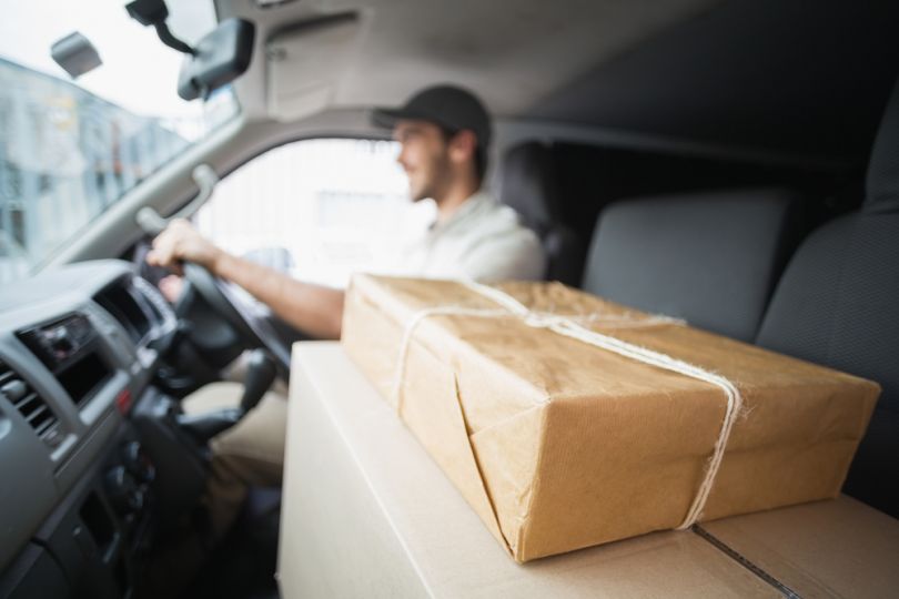 Man delivering goods