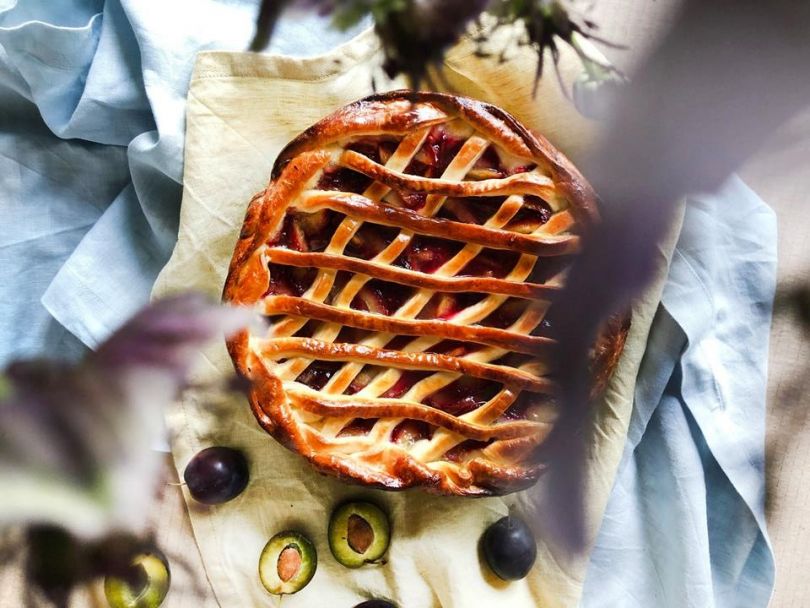pie and avocado