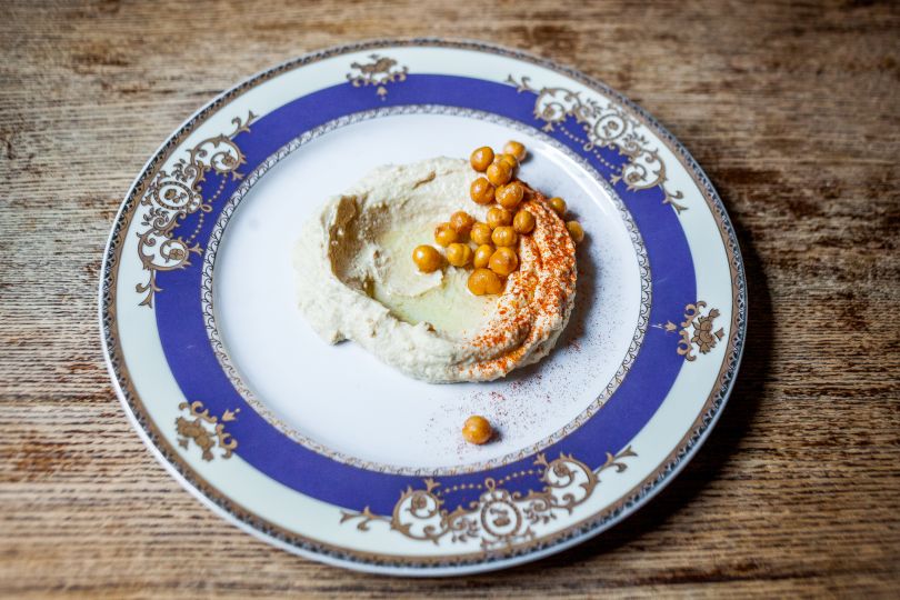 Delicious hummus from Under the Golden Rose Kneipp in Lviv
