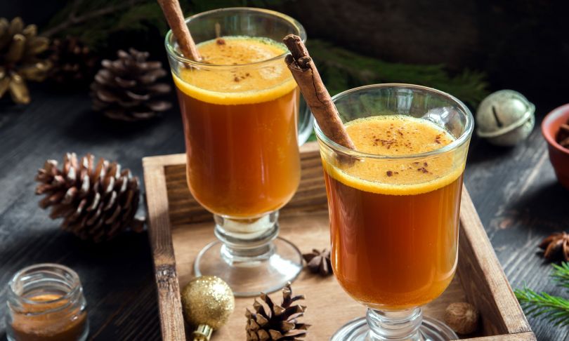Hot buttered rum