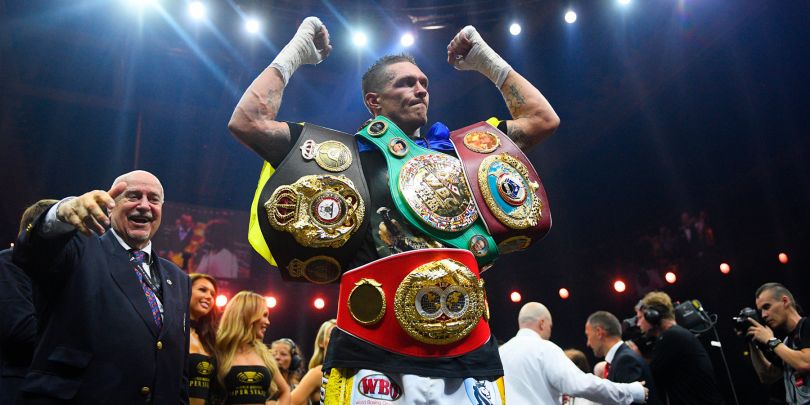Oleksandr Usyk, absolute cruiserweight champion of the world