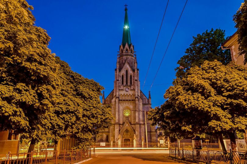 Church of the Assumption Heart of Jesus in Chernivtsi