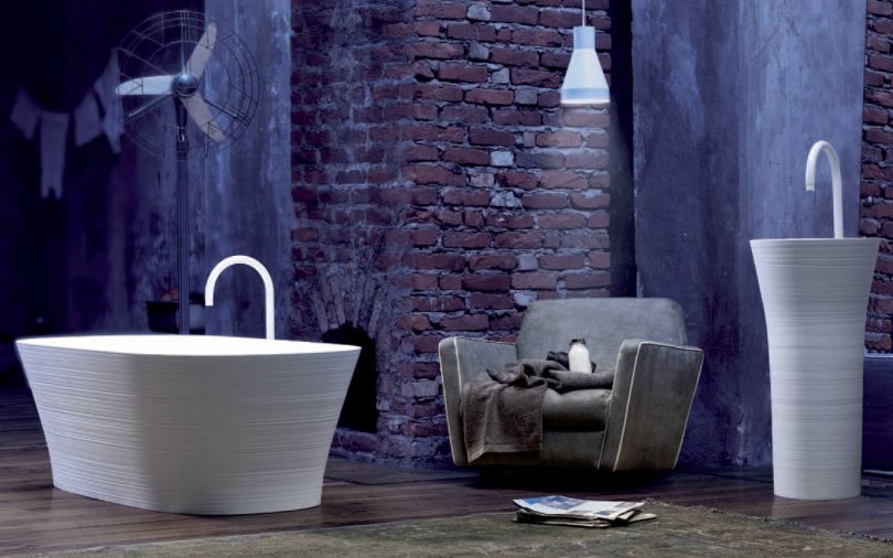 unusual bathroom interior
