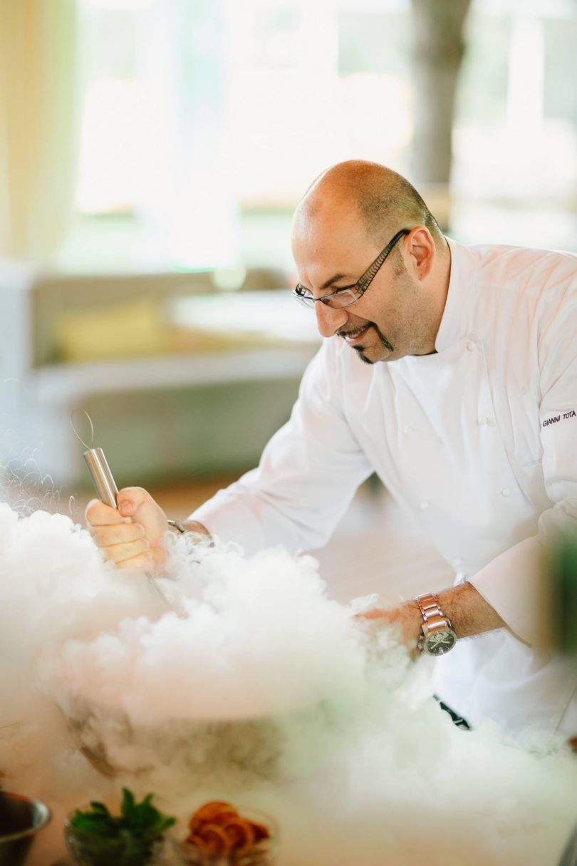 chef cooking in kitchen
