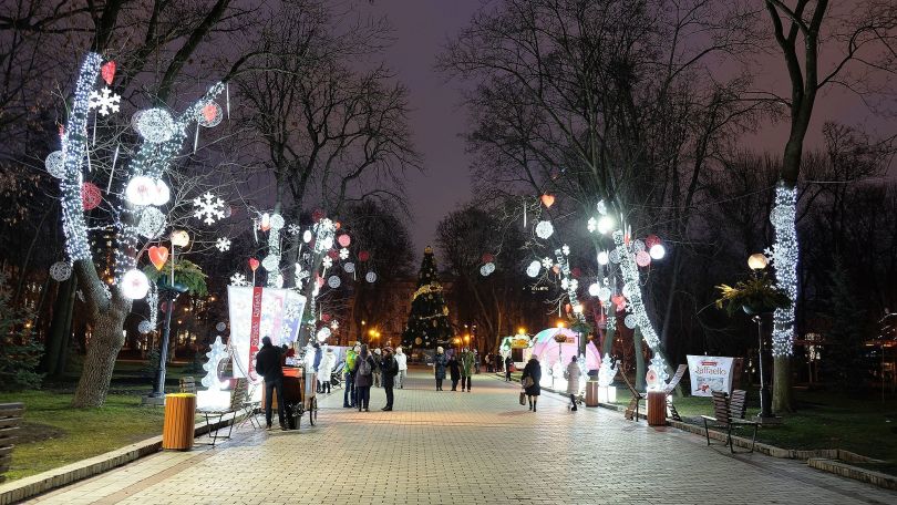 Taras Shevchenko park in Kyiv