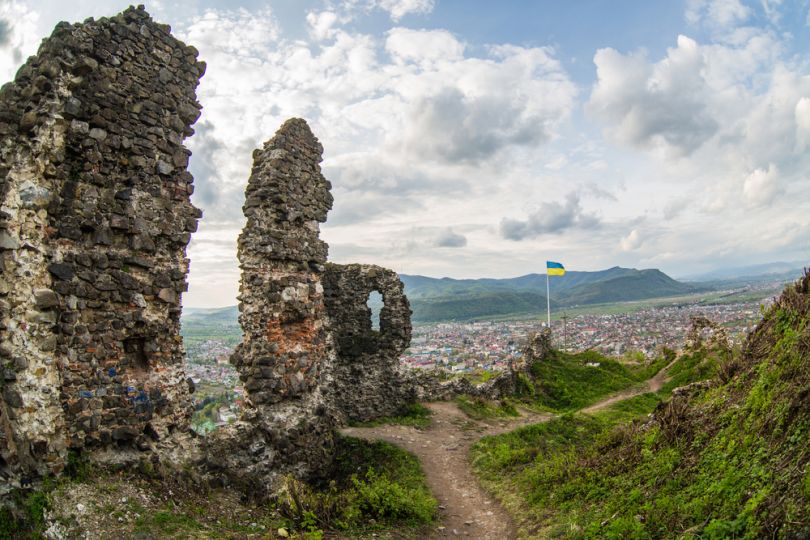 ruins in hill