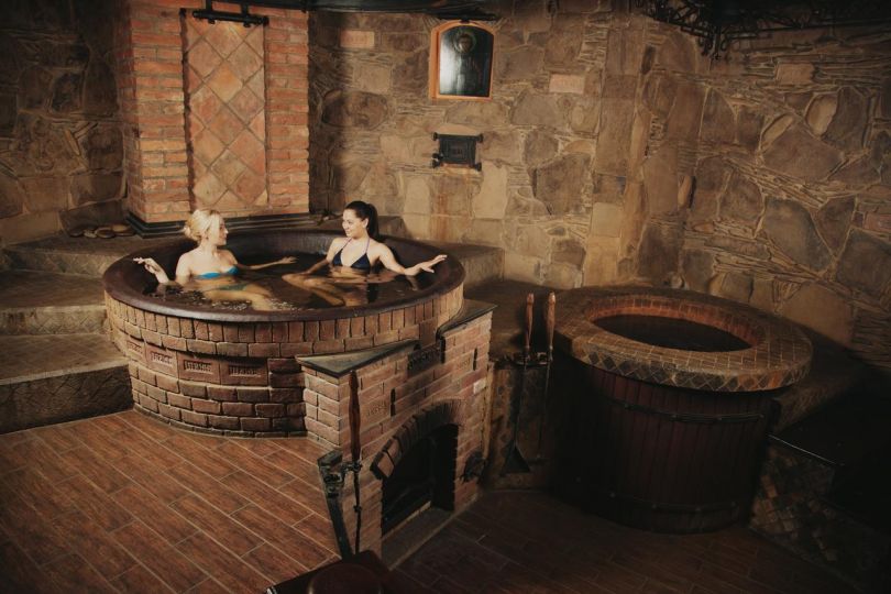 Hot jar spa in Ungvarskiy Hotel
