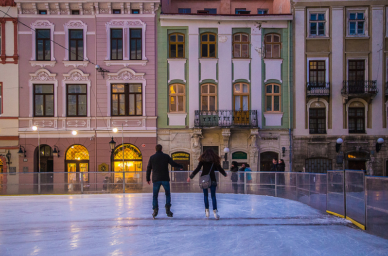 Ice rink in Lviv