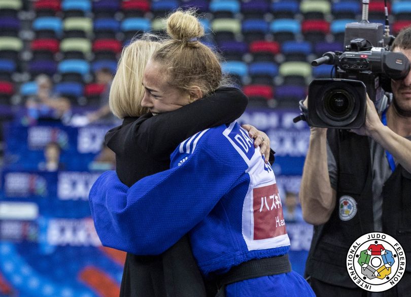 Ukrainian judo champion Daria Bilodid