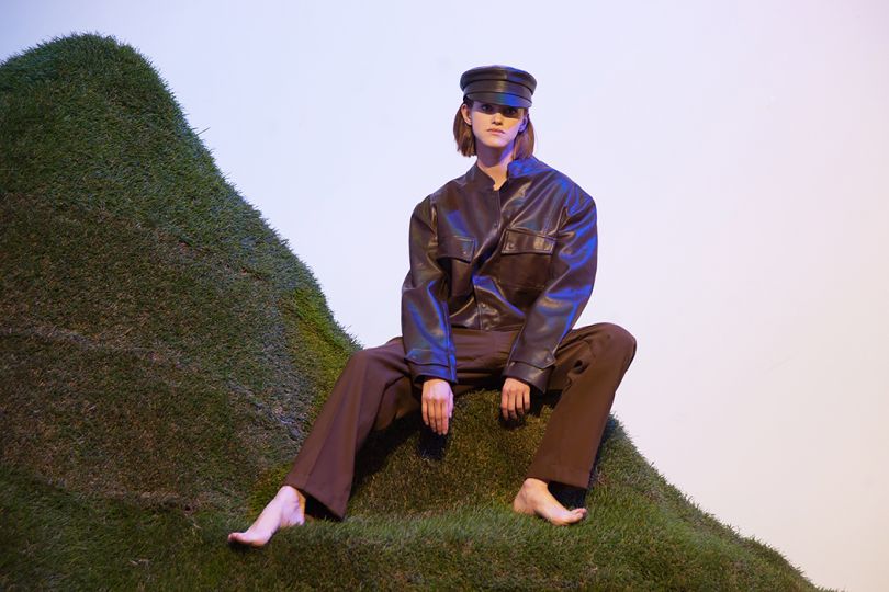 Models wearing Ruslan Baginskiy caps