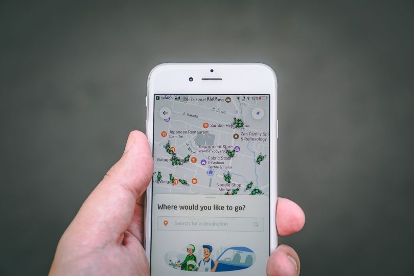 App on smartphone