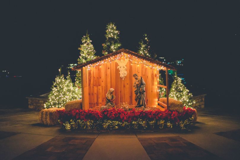 Christmas nativity scene