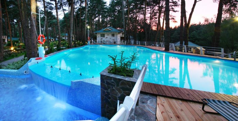 Big openair pool near Kyiv