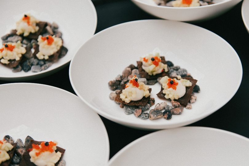 Dishes in Bernardazzi in Odesa