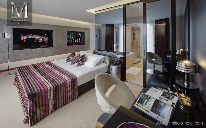 room in a boutique hotel