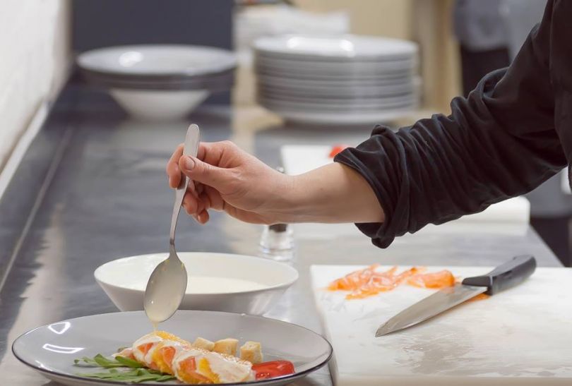 Cristina enhancing Italian dishes