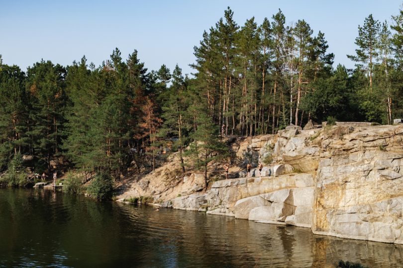 View on Korostyshiv Quarry 