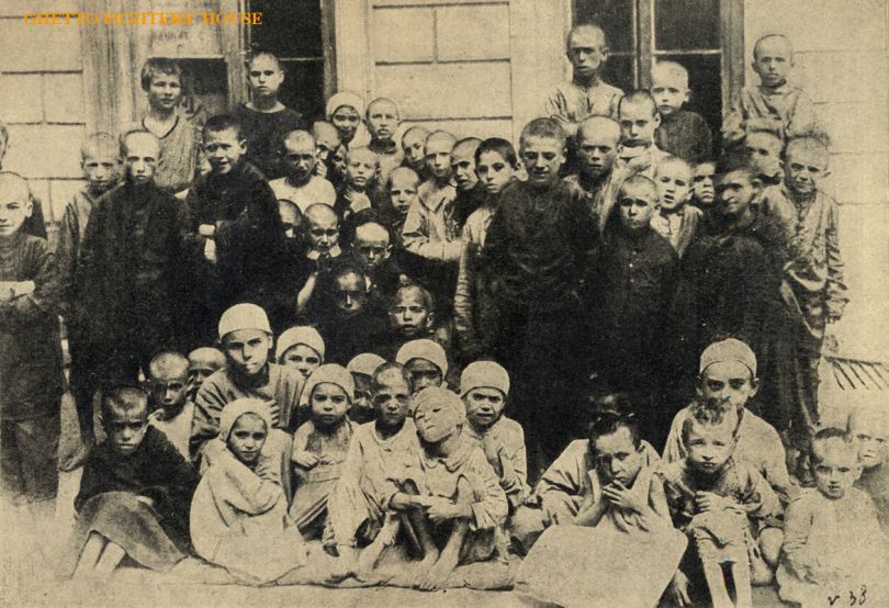 Homeless kids after pogrom in Odesa