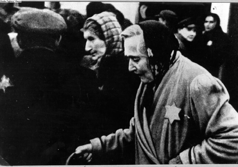 Jews with distinctive signs in Odesa