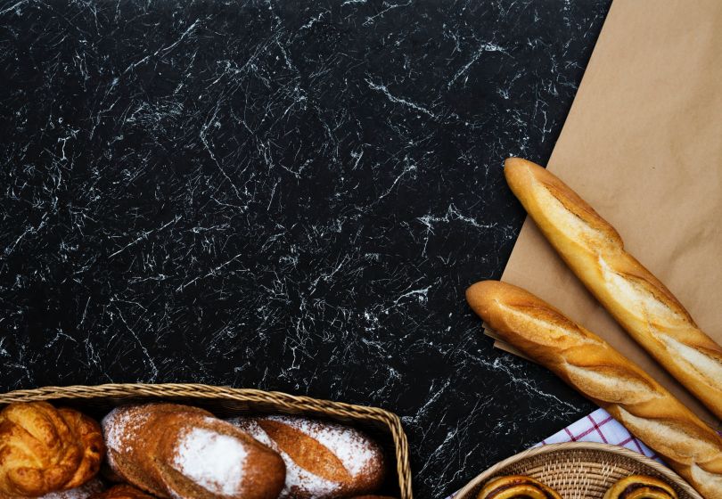Baguettes on the table