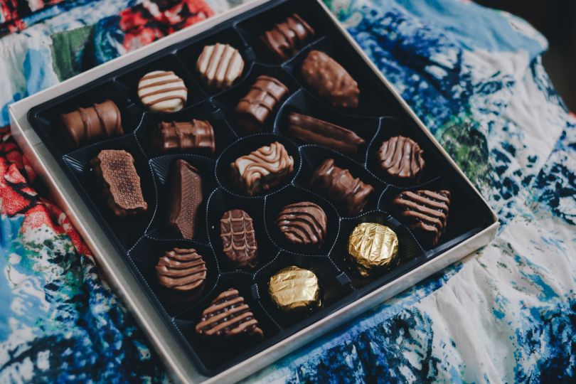 Sweets in a box